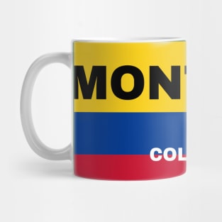 Montería City in Colombian Flag Mug